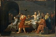 Jacques-Louis  David The Death of Socrates Spain oil painting artist
